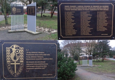Lobez - Denkmal 2. poln. Korps