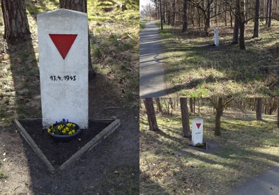 Mieste - Denkmal Todesmarsch