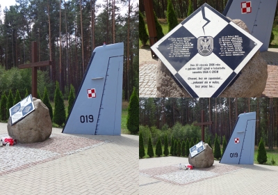 Miroslawiec - Denkmal Absturz C-295