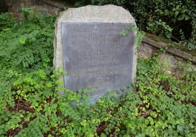 Wuppertal - Gedenkstein Stauffenberg